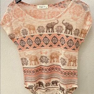 Ginger G Short Sleeve Sweater